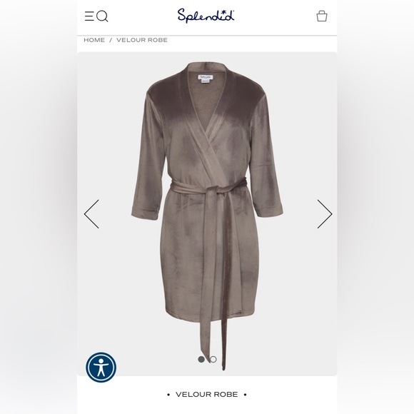 Velour Robe - Picture 2 of 2